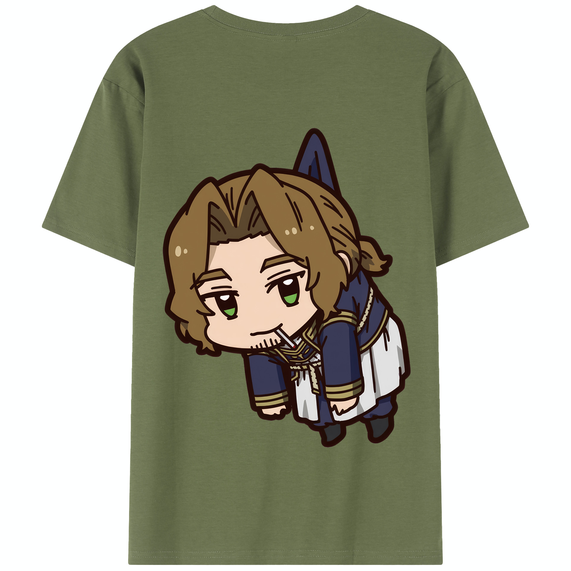 （画像用） 葬送のフリーレン Frieren 綿100％半袖Tシャツ（背面プリント）